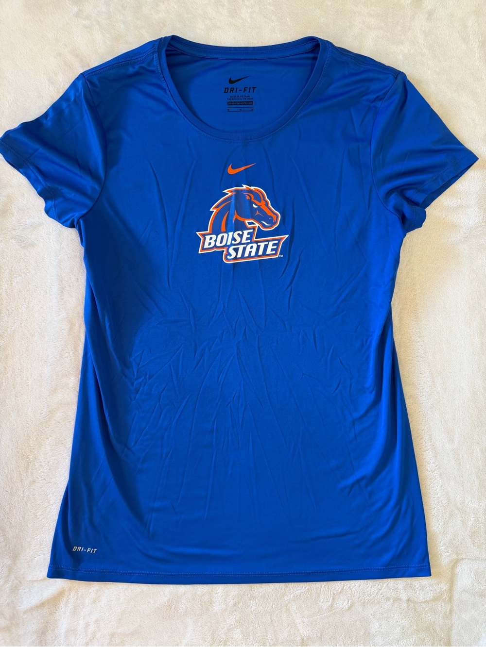 Nike Boise State Women's Dri-FIT Team Tee - Royal Blue
